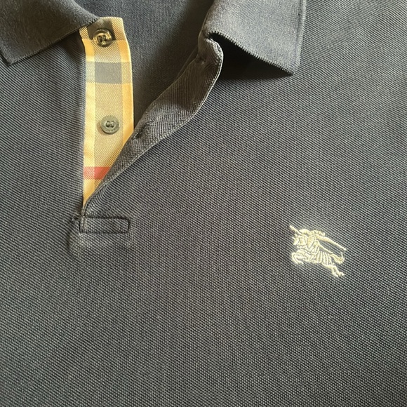 Burberry Brit Classic Navy Polo Size L - Picture 4 of 8